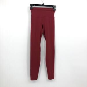 LULULEMON Womens Align High Rise Leggings Size 2 Pink Vintage Rose 25" Inseam